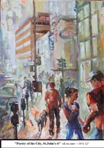 Poetry of The City, St.John's-6, Oil on Canvas